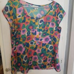 Modcloth floral top